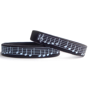 Custom Shaped Rubber Silicone Bracelet Support Wrist Straps