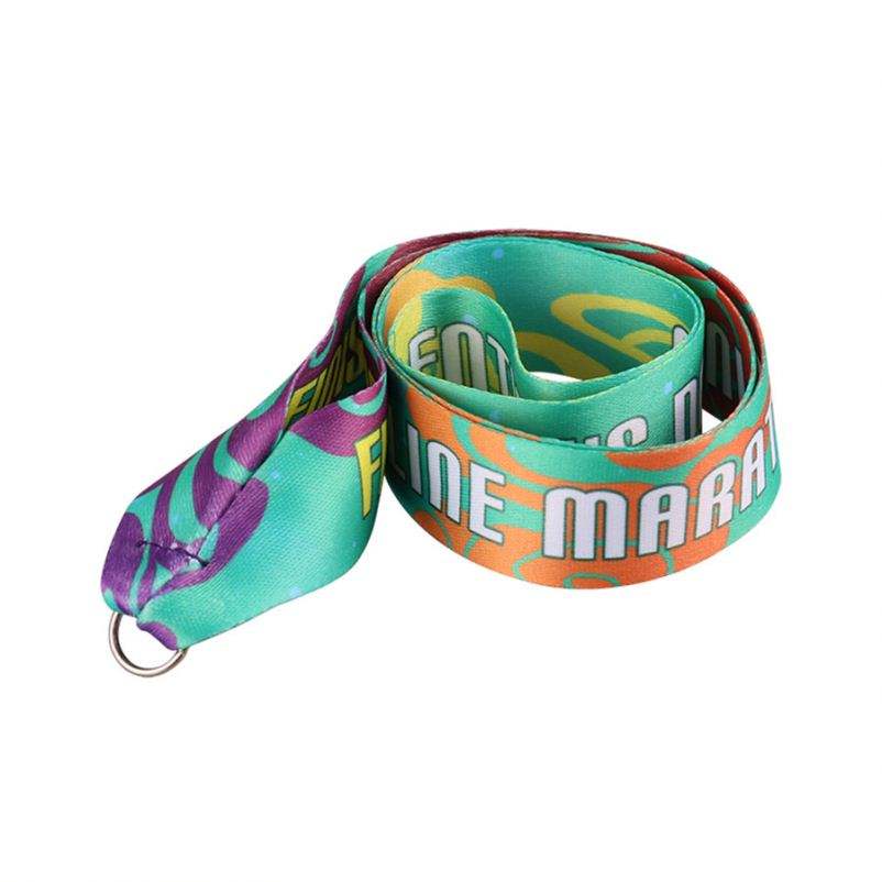 Custom Nylon Lanyard Polyester Sublimation Lanyards With Logo Custom