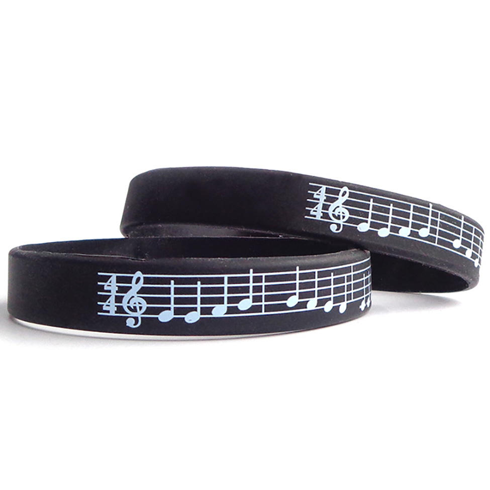 Custom Shaped Rubber Silicone Bracelet Support Wrist Straps