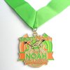 OEM Manufacture Custom 3D Medals Metal Dance Sports Medal With Ribbon