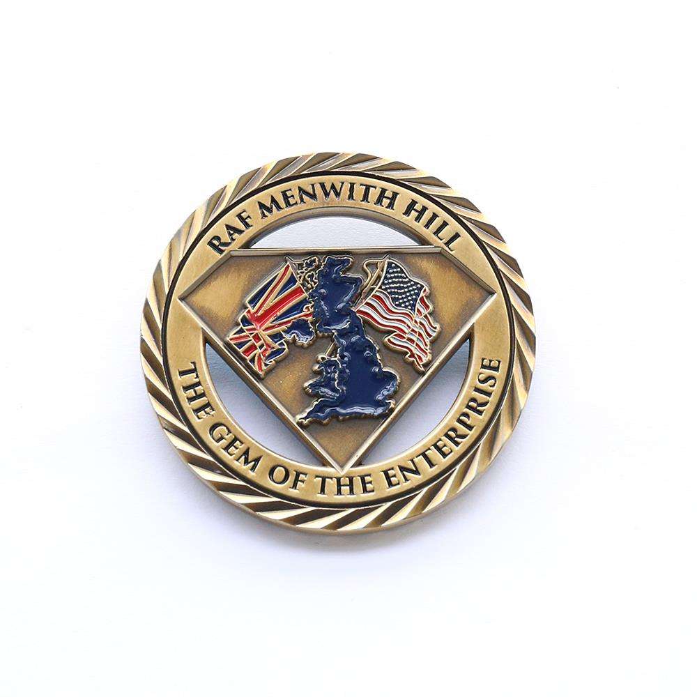 Factory Price Commemorative Metal Gold Challenge Coin, High Quality Custom Souvenir Gold Plating Coins