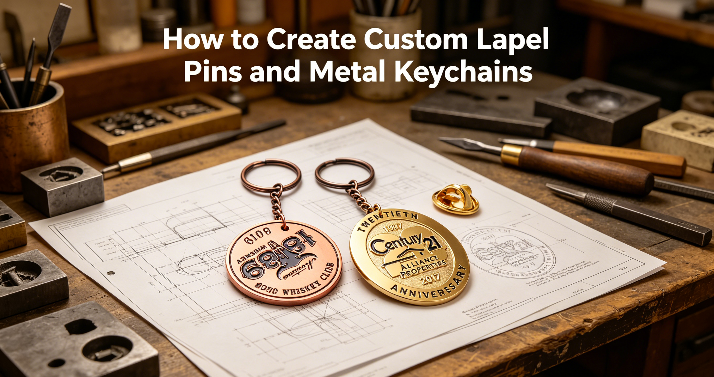 How to Create Custom Lapel Pins and Metal Keychains