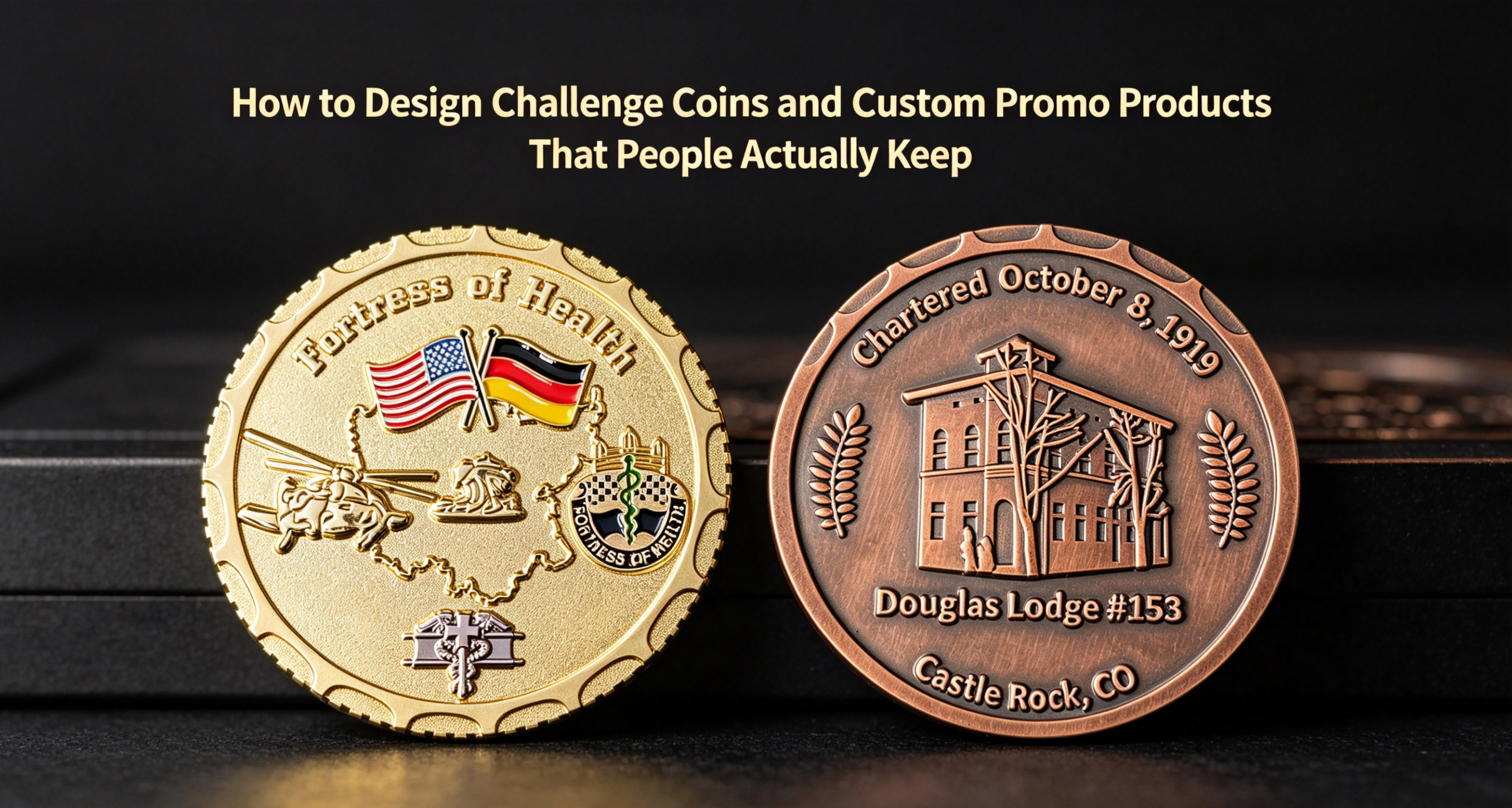 How to Design Challenge Coins and Custom Promo Products That People Actually Keep